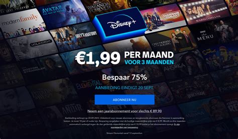 disney plus prijs per maand.